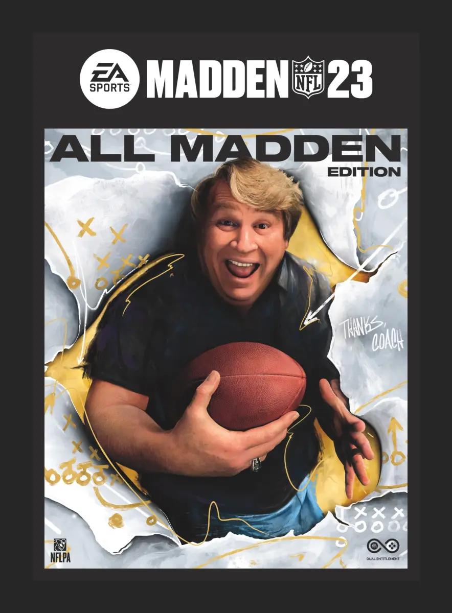 John Madden returns for a lovely tribute on the Madden 23 cover.